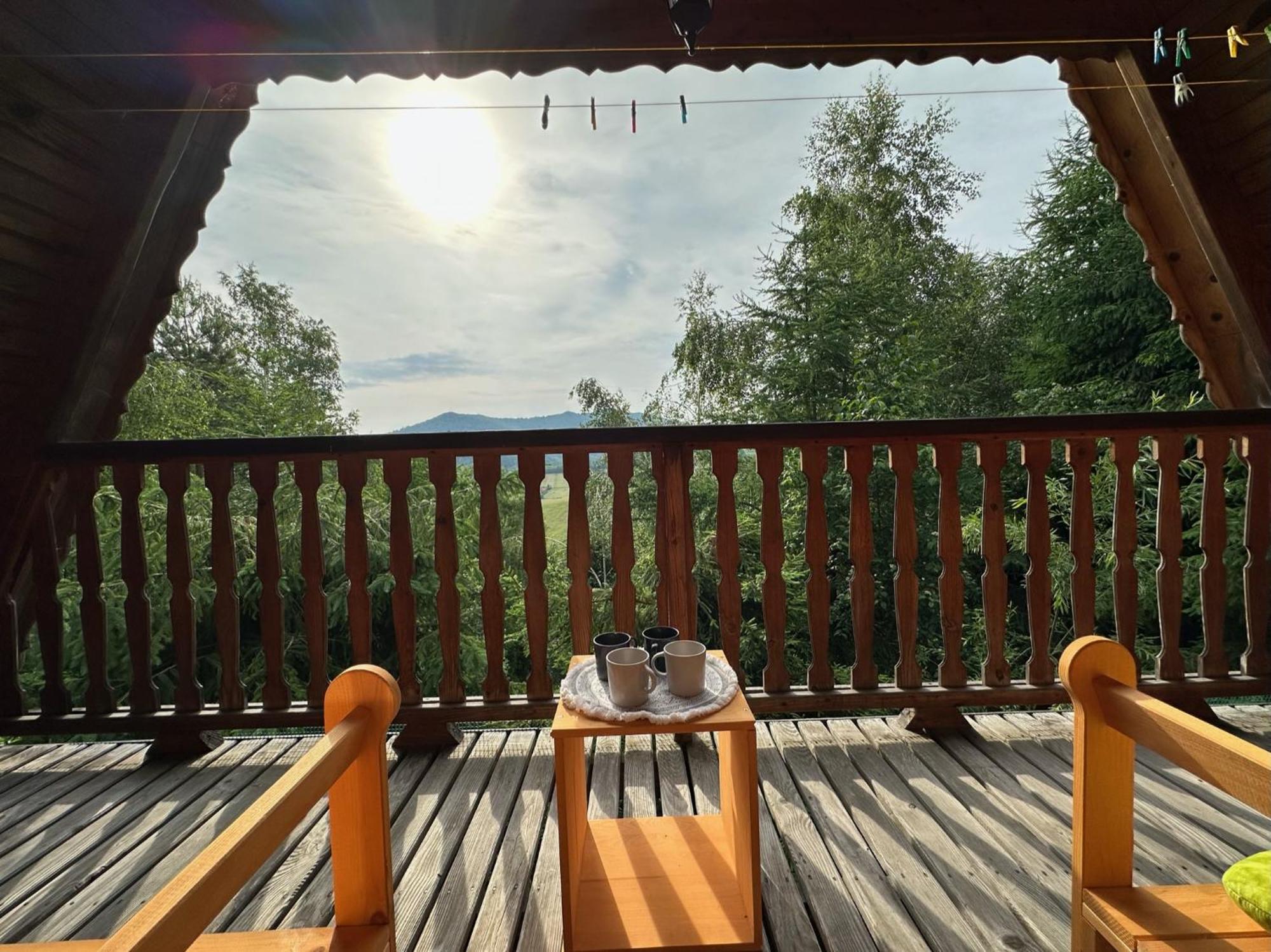 Domek Na Gorze Z Pieknym Widokiem Bukowiec  Exteriör bild